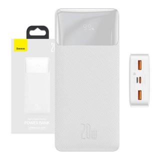 Baseus Powerbank Baseus Bipow 20000mAh, 2xUSB, USB-C, 20W (biały)