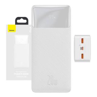 Baseus Powerbank Baseus Bipow 30000mAh, 2xUSB, USB-C, 20W (biały)