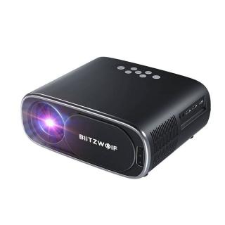 BlitzWolf Rzutnik / Projektor LED BlitzWolf BW-V4 1080p, Wi-Fi + Bluetooth (czarny)