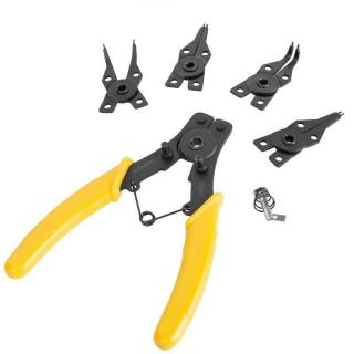 Deli Tools Szczypce Segera (komplet) Deli Tools EDL104506, 6" (żółte)