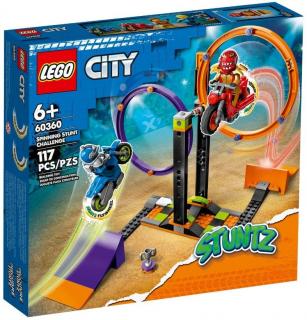 LEGO City Stuntz 60360 Wyzwanie kaskaderskie-obracające się okręgi