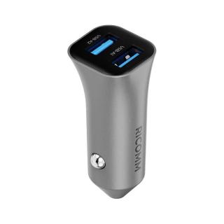 Ricomm Ładowarka samochodowa 24W Ricomm RA241 2xUSB-A