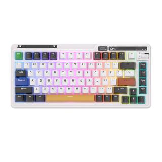 Royal Kludge Bezprzewodowa klawiatura mechaniczna Royal Kludge KZZI K75 pro RGB, Eternity Switch (czarno-biała)