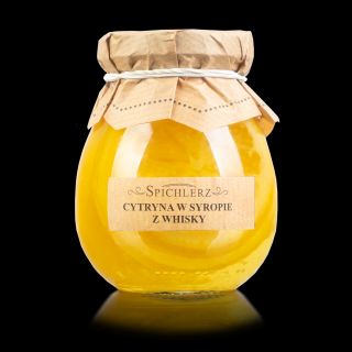 Cytryna w syropie z whisky 260g, produkt 100% naturalny, PRODUKT POLSKI