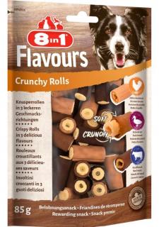 8in1 FLAVOURS Crunchy Rolls 85g przysmak dla psa bez glutenu