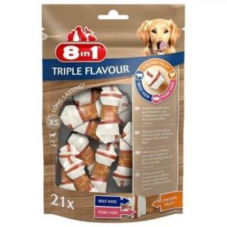8in1 Triple Flavour XS 21 szt. przysmak dla psa z kurczakiem 294 g