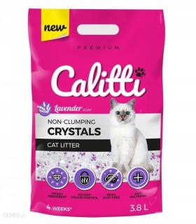 Calitti Crystal 3,8L żwirek dla kota lawendowy