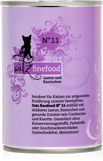 Catz finefood No.11 jagnięcina  królik 400g