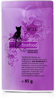 Catz finefood No.11 jagnięcina  królik 85g mokra karma dla kota