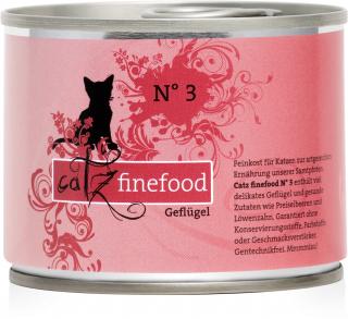 Catz finefood No.3 drób 200g mokra karma dla kota