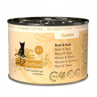 Catz finefood No.7 cielęcina 200g