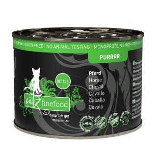 Catz finefood Purrrr No.123 Koń 200g karma dla kota 98,8% mięsa