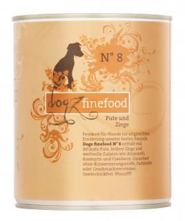 Dogz finefood No.8 indyk  koza 800g