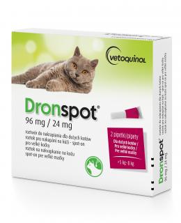 Dronspot preparat na odrobaczanie dla dużych kotów 96 mg/24 mg