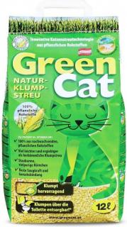 GrainCat zbrylający żwirek Green Cat Ekologiczny 100% naturalny 12L