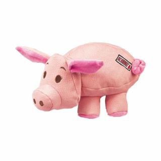 Kong Phatz Pig S zabawka z eko skóry dla psa 13 cm