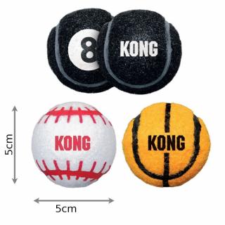 Kong Sport Balls Assorted S piłki sportowe 3 szt