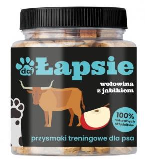 Łapsie Wołowina z Jabłkiem 300g przysmaki 100% naturalne