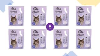 My Friend żwirek Silica Lavender 3,8lPakiet x8