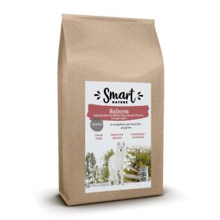 Smart Nature Puppy Skin Coat Fish 2kg bez zbóż z 60% mięsa łososia z plamiakiem i białych ryb, karma dla szczeniąt