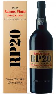Ramos Pinto 20 Years Old Port, Quinta Do Bom Retiro (oryginalny kartonik) tinto 0,75L