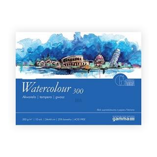 Blok akwarelowy Watercolour Gamma 300g 10 ark 34 x 46 cm