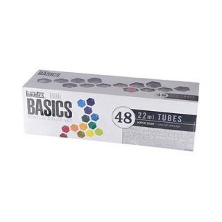 Farby akrylowe Basics Liquitex, komplet 48x22 ml