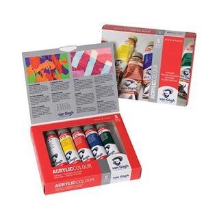 Farby akrylowe Van Gogh Talens, komplet 5x40 ml