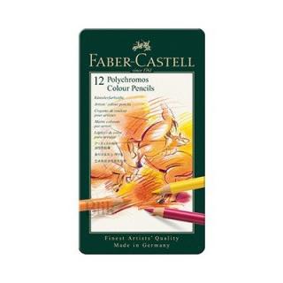 Kredki artystyczne Polychromos Faber-Castell zestaw 12 kolorów