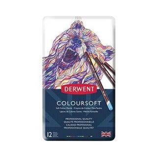 Kredki Coloursoft Derwent, komplet 12 szt