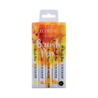 Zestaw Brush Pen Ecoline - Yellow 5 kolorów firmy Talens