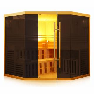 SAUNA FIŃSKA *PREMIUM* 500 Brown GLASS