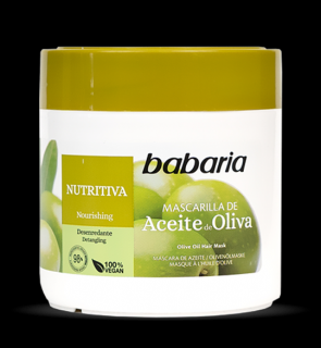 Babaria - Maska ułatwiająca rozczesywanie do każdego rodzaju włosów oliwa z oliwek 400ml