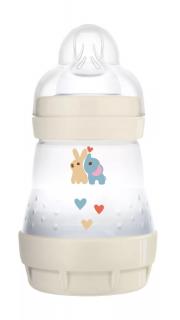 MamBaby - butelka dla niemowląt 160ml - anty-kolkowa - beżowa