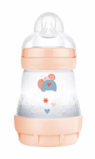 MamBaby - butelka dla niemowląt 160ml - anty-kolkowa - różowa
