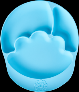 Nana's Talerz silikonowy z przyssawką - blue