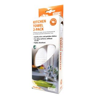 Smart – ręcznik kuchenny – 2szt - biały