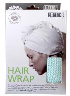 Smart – ręcznik, turban do suszenia włosów - zielony