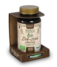 BIO Żeń-szeń-właściwy (Ginseng Panax) 60kaps. PHARMOVIT