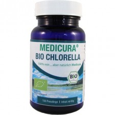 Chlorella w pastylkach (glony) BIO 60g (150 szt.) MEDICURA