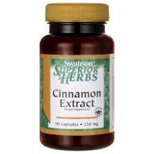 Cinnamon Extract (Cynamon ekstrakt) 250mg 90kaps. SWANSON