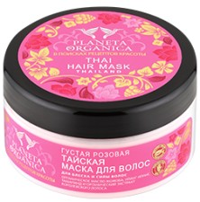 Gęsta maska do włosów tajska różowa 300ml PLANETA ORGANICA