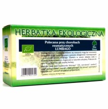 Herbatka Polecana przy chorobach reumatycznych LUMBAGO BIO 20x2g DARY NATURY