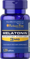 Melatonina 3mg 120tabl. PURITAN'S PRIDE