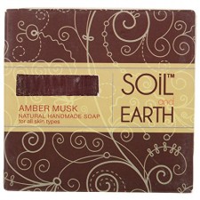 Mydło naturalne Amber Musk antystresowe 125g SOILEARTH