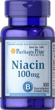 Niacyna witamina B3 100mg 100tabl. PURITAN'S PRIDE