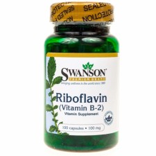 Ryboflawina wit. B2 100kaps 100mg SWANSON