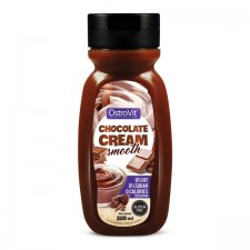 Sauce Chocolate Cream Smooth ZERO CALORIES (Sos czekoladowy ZERO KALORII) 320ml OSTROVIT