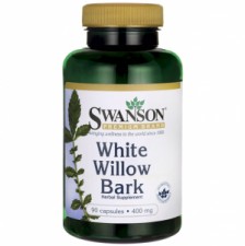 White willow bark 400mg 90kaps SWANSON
