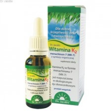 Witamina K2 naturalna z olejków eterycznych 20ml Dr. Jacob's